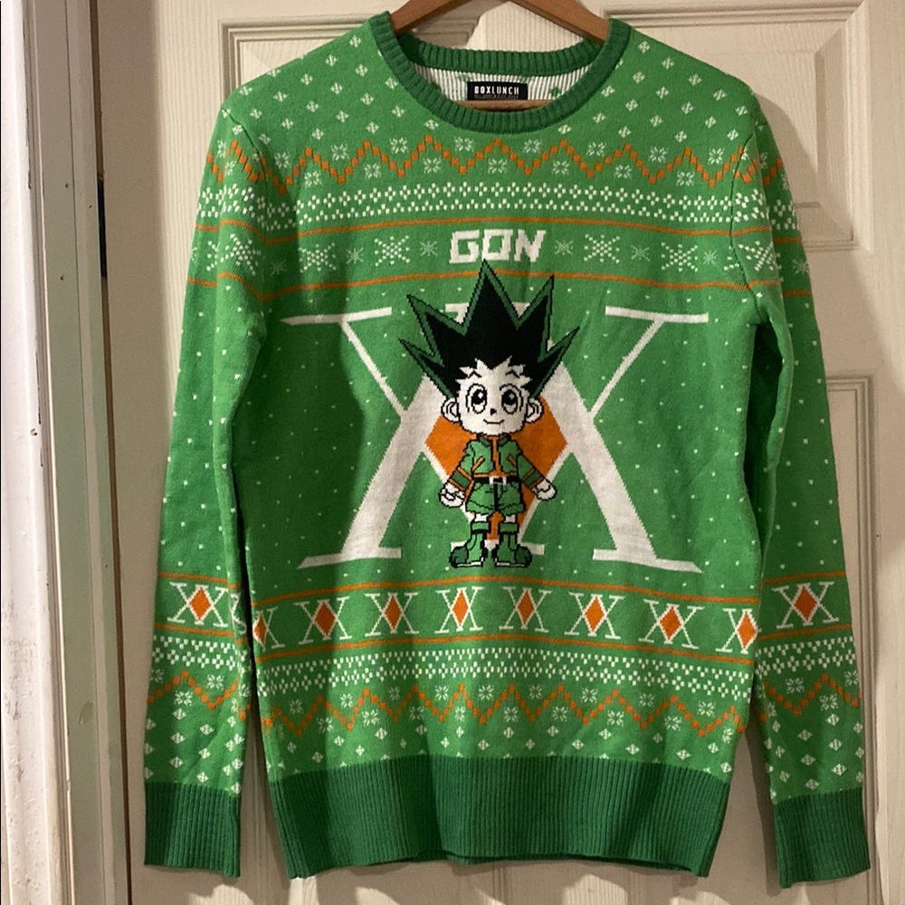 Gon Green and Orange Crewneck Sweater